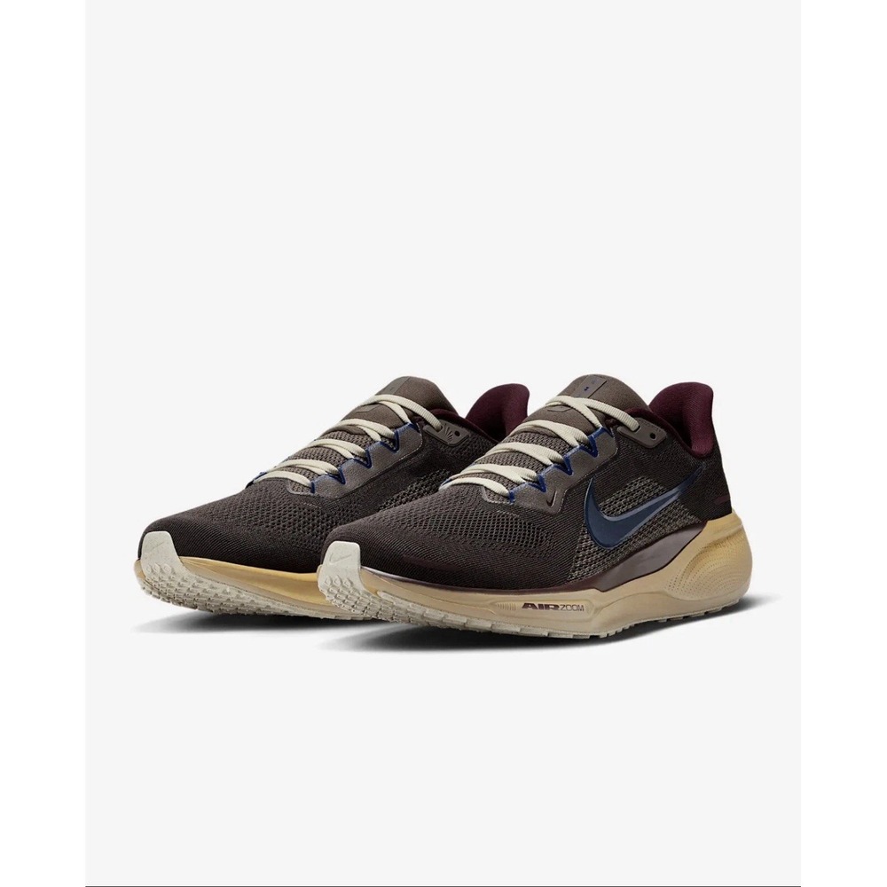 Nike Air Zoom Pegasus 37 Men's Size 9 Brown Burgundy Running Shoes BQ9647-200